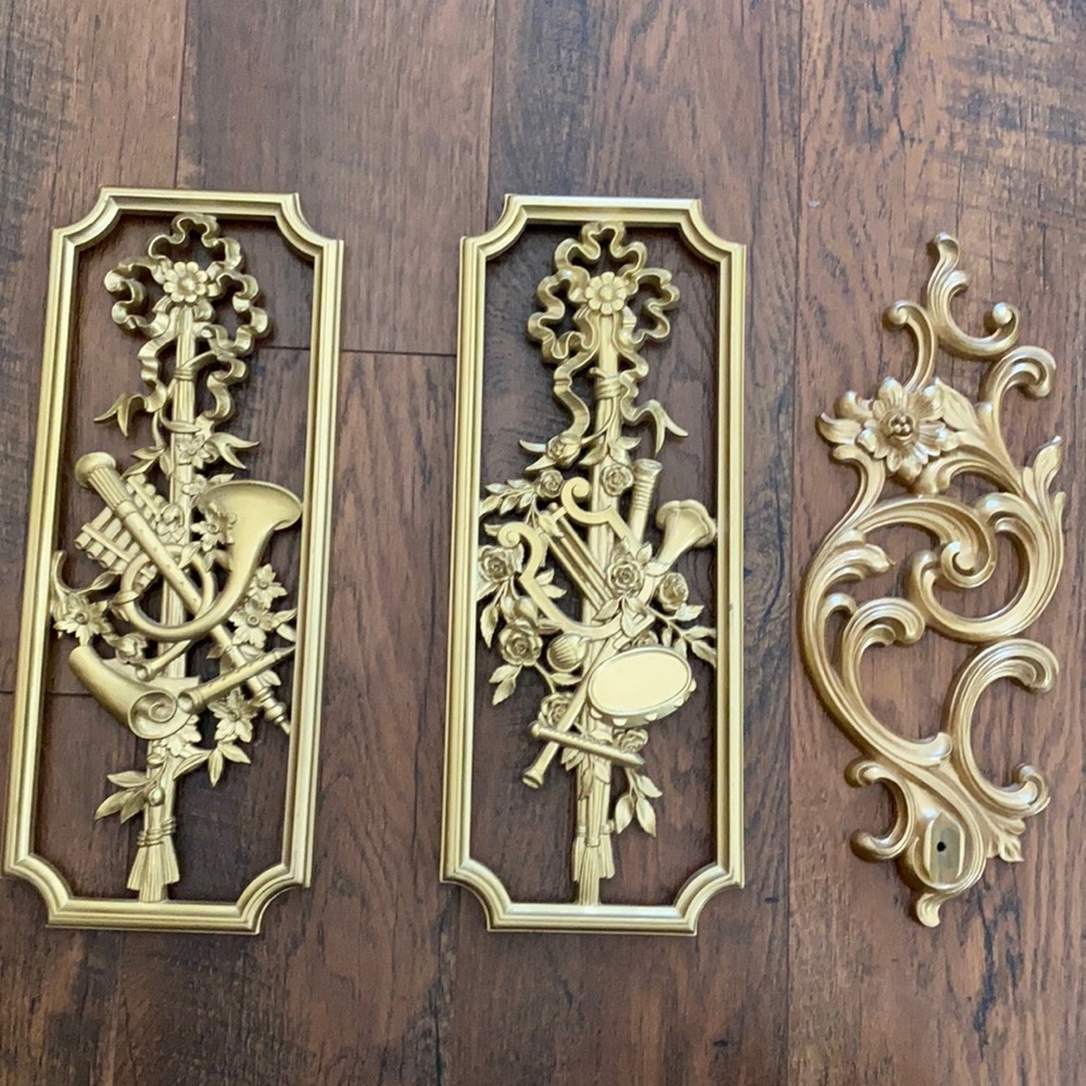 1960’s Vintage Mid Century Modern Wall Pieces